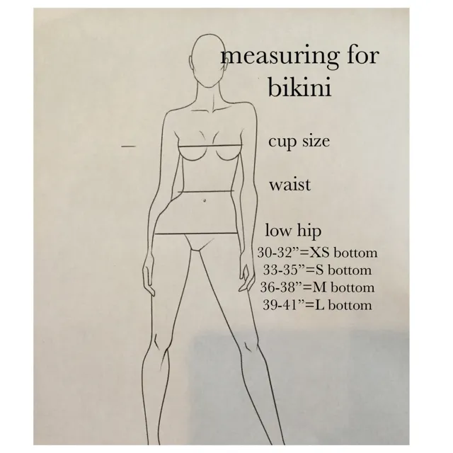 1/2” scatter competition bikini