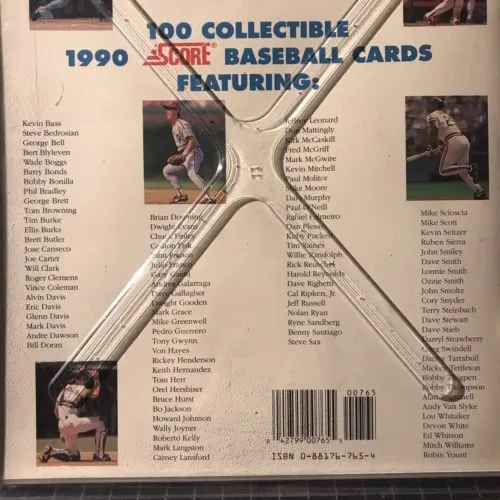 1990 Baseball’s 100 Hottest Players Limited Edition Value Pack Baseball Cards