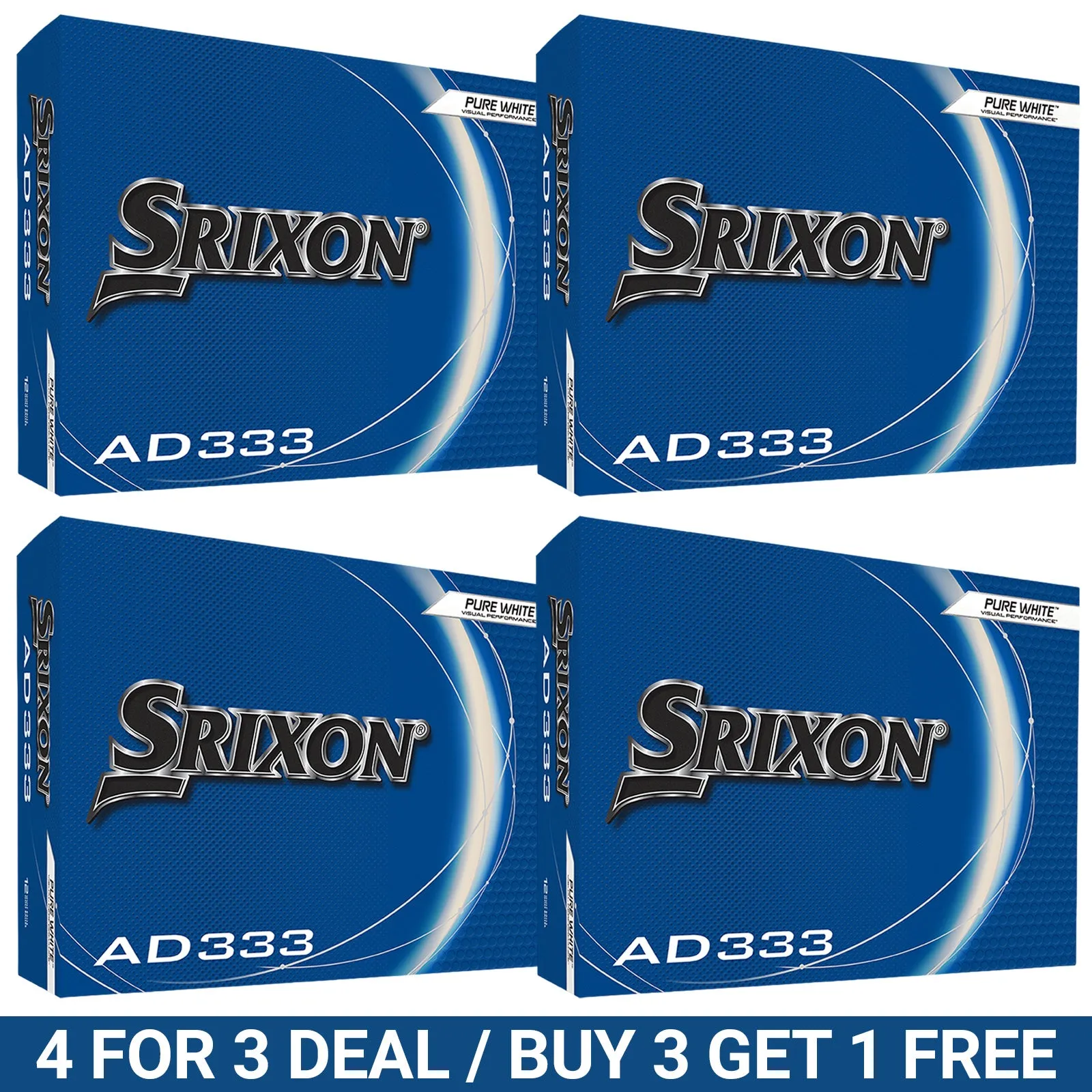 2024 Srixon AD333 Golf Balls - 4 FOR 3 DEAL