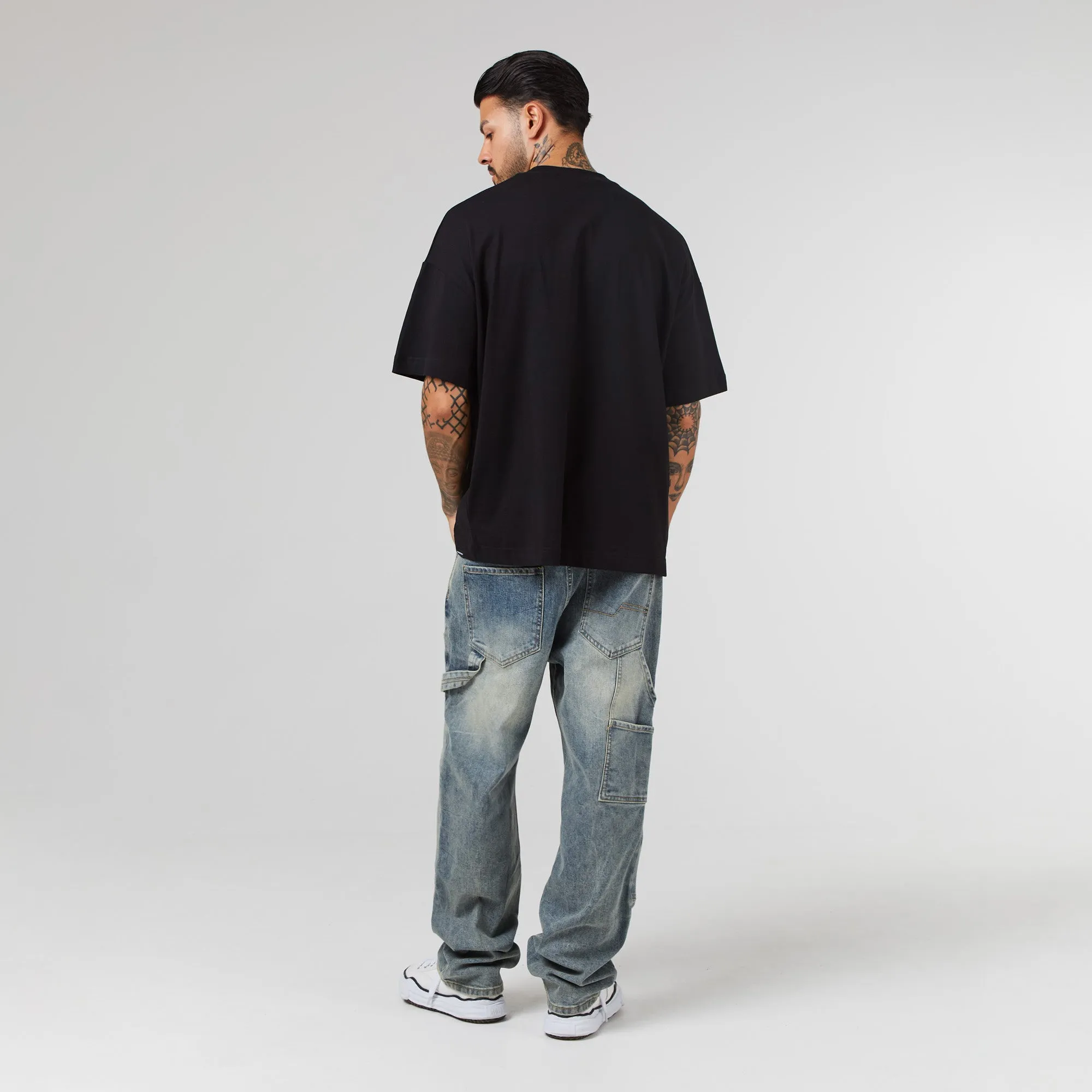 3 Pack Regular Fit T-Shirt | Black Off-White White
