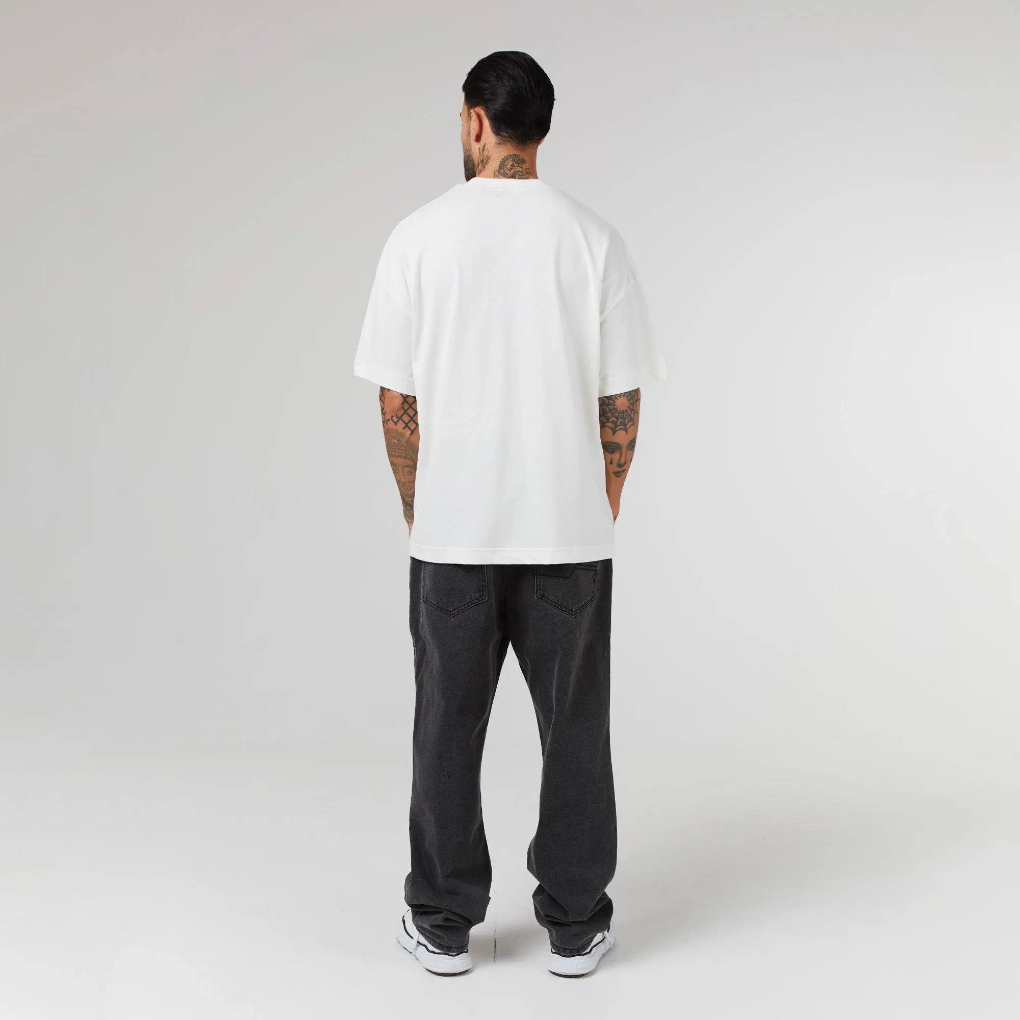 3 Pack Regular Fit T-Shirt | Black Off-White White