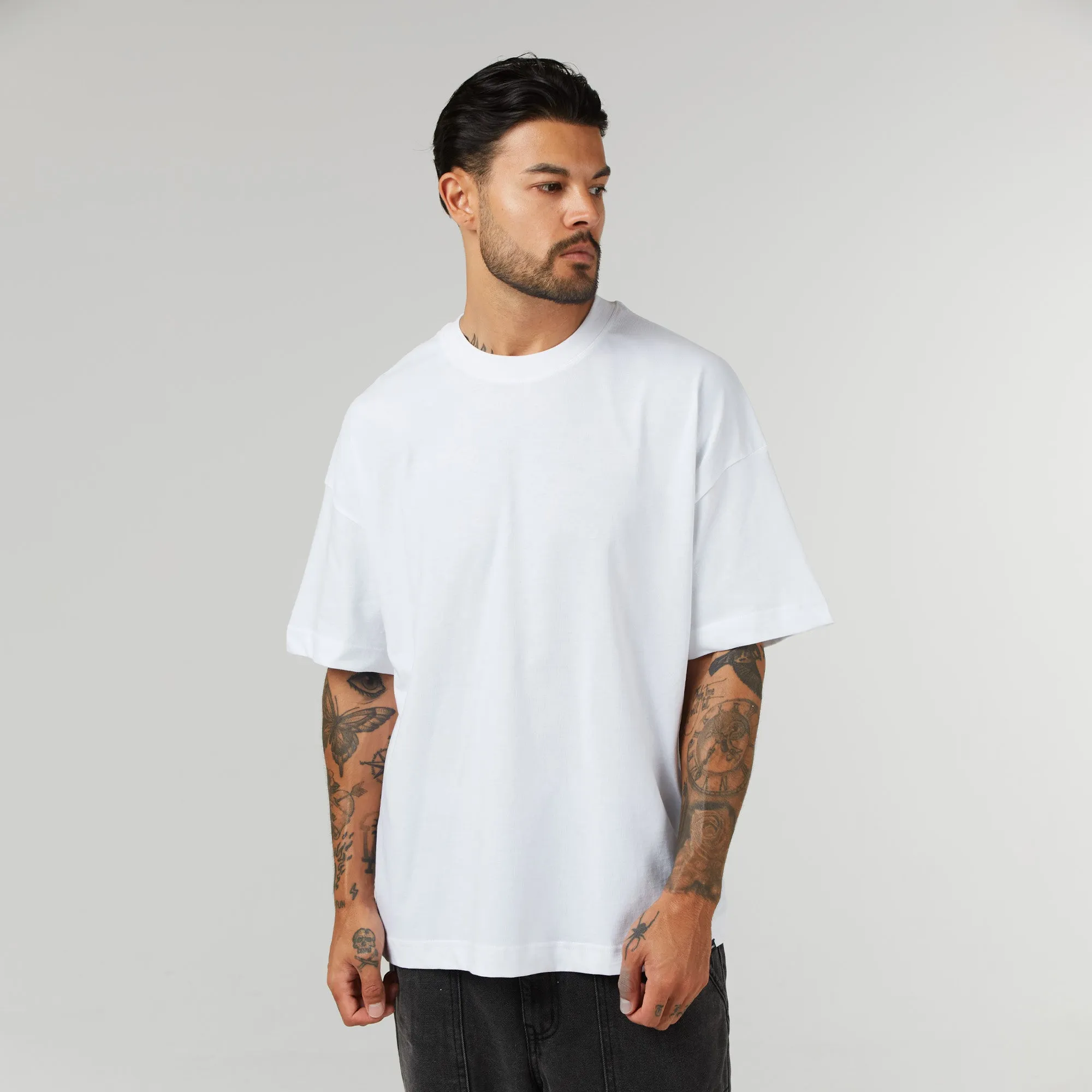 3 Pack Regular Fit T-Shirt | Black Off-White White