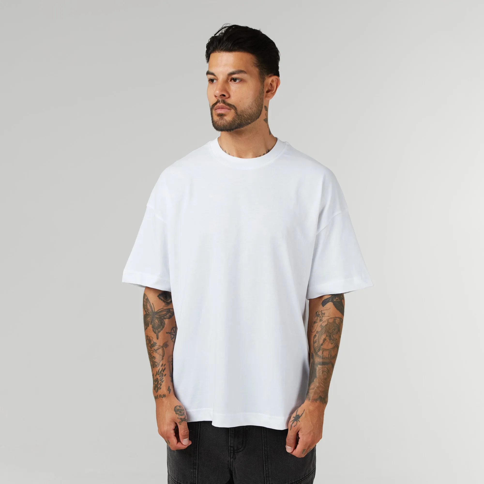 3 Pack Regular Fit T-Shirt | Black Off-White White