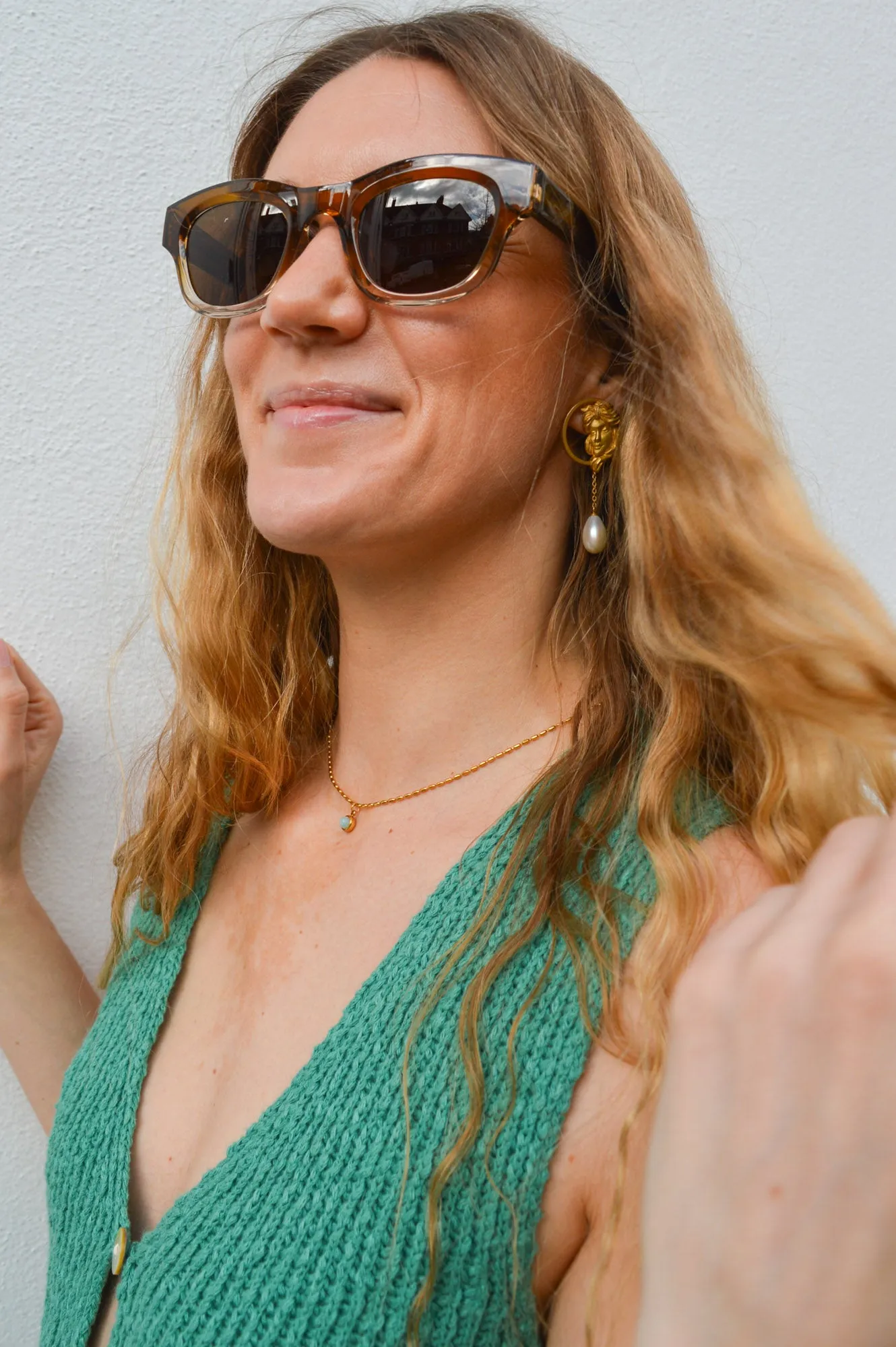 A Kjaerbede Lane Smoke / Champagne Sunglasses