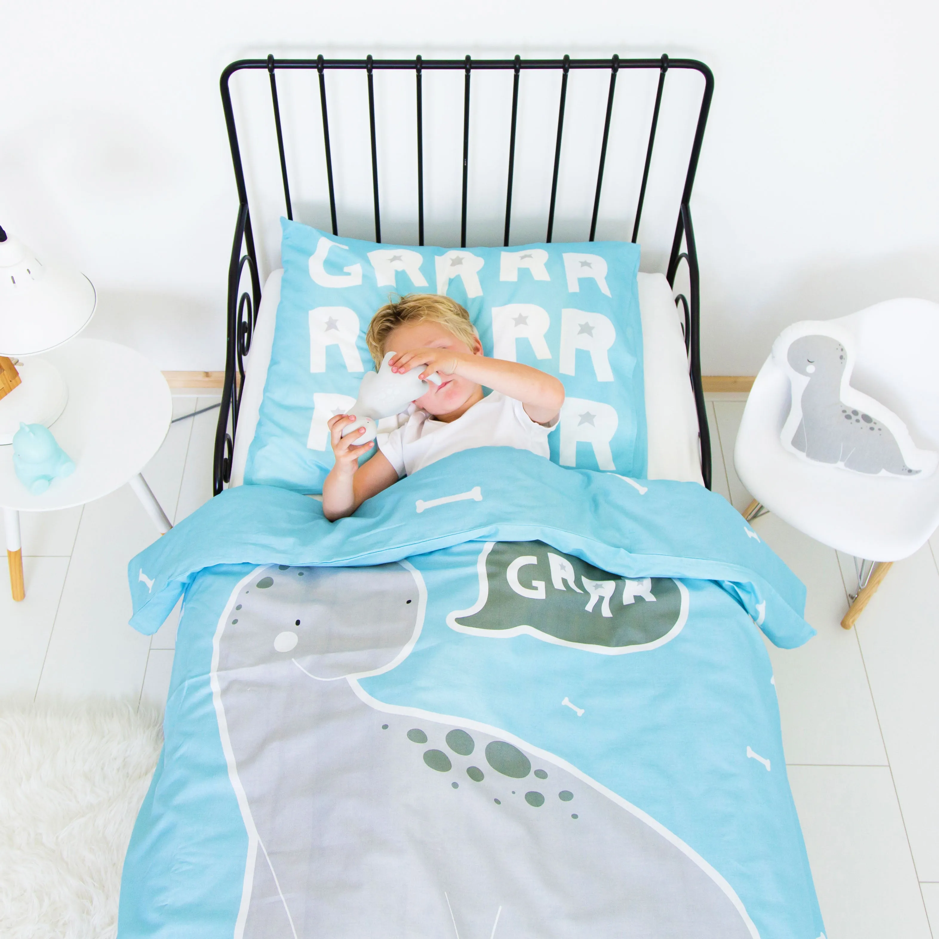 A Little Lovely Company Duvet Cover Brontosaurus