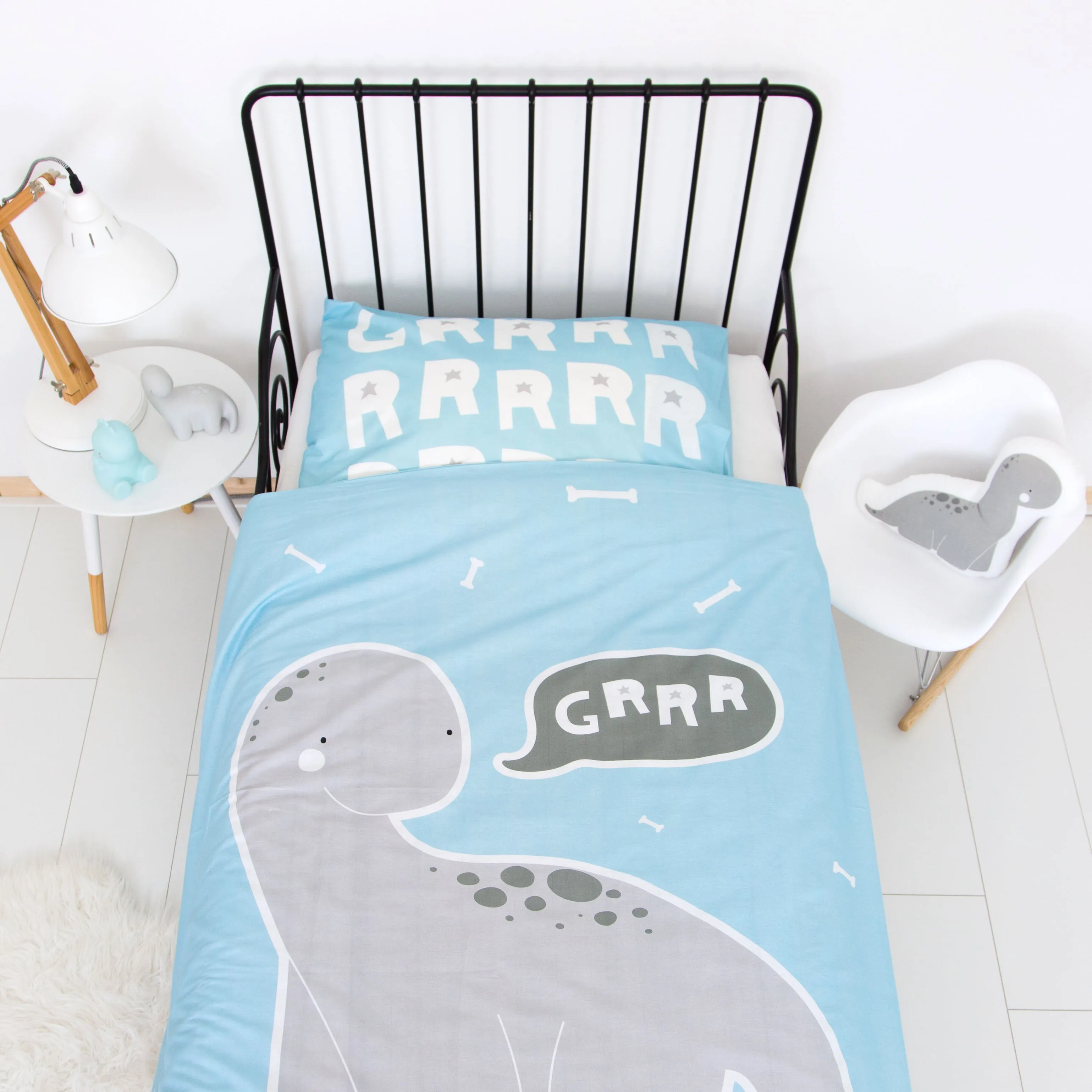 A Little Lovely Company Duvet Cover Brontosaurus