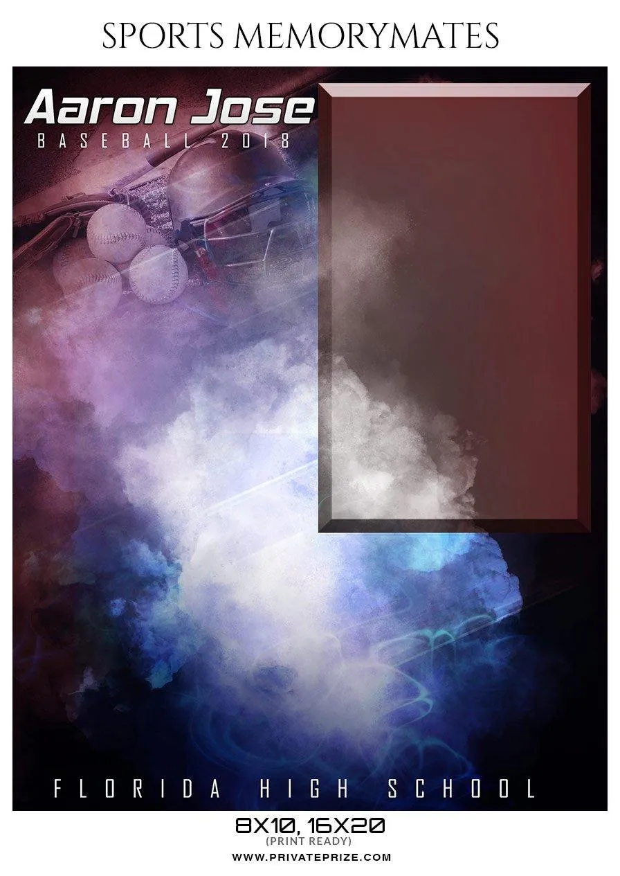 Aaron Jose - Baseball Memory Mate Photography Template