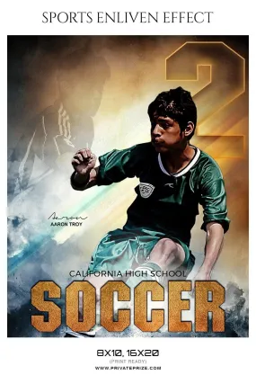 Aaron Troy - Soccer Sports Memory Mates Photography Template