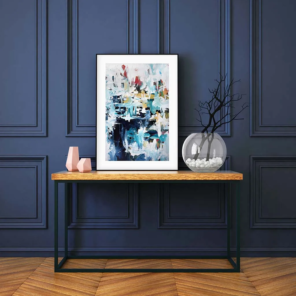 Abstract 196 Framed Art