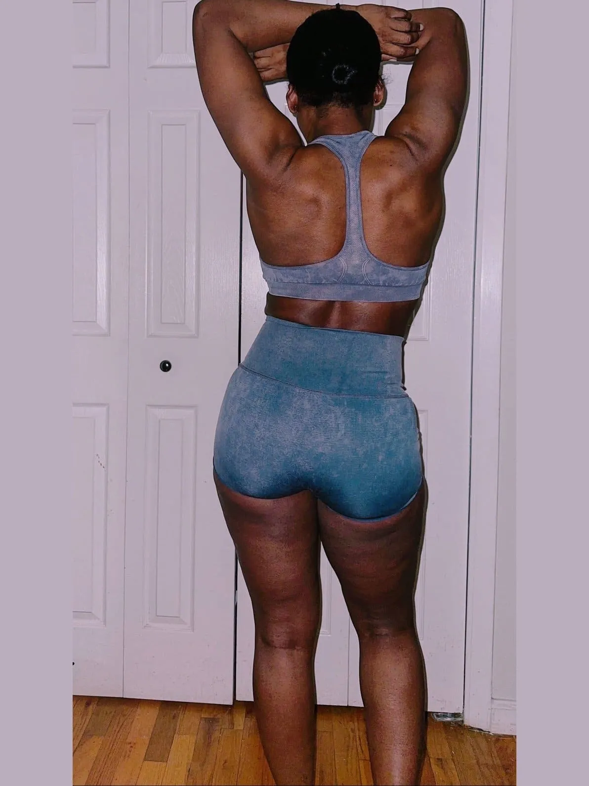 Acid Wash Sports Bra
