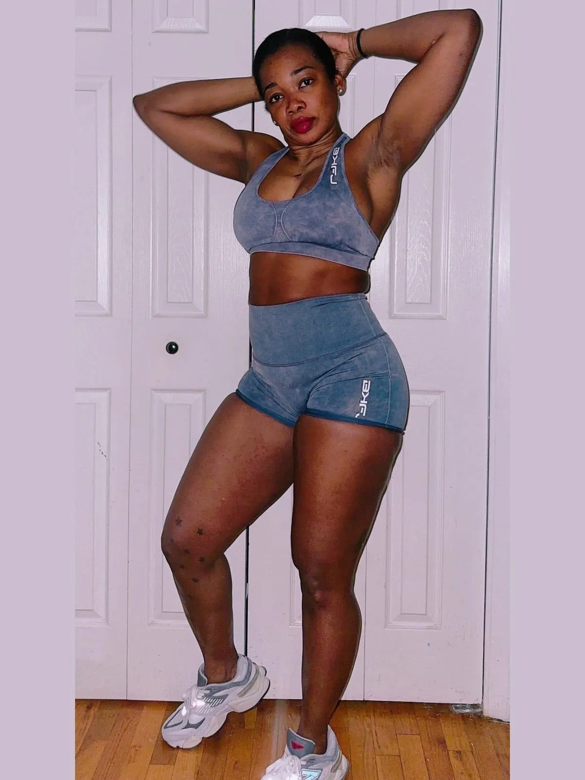 Acid Wash Sports Bra