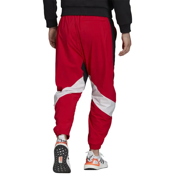 adidas M O Shape Pant Splicing Sports Bundle Feet Pants Red, Black