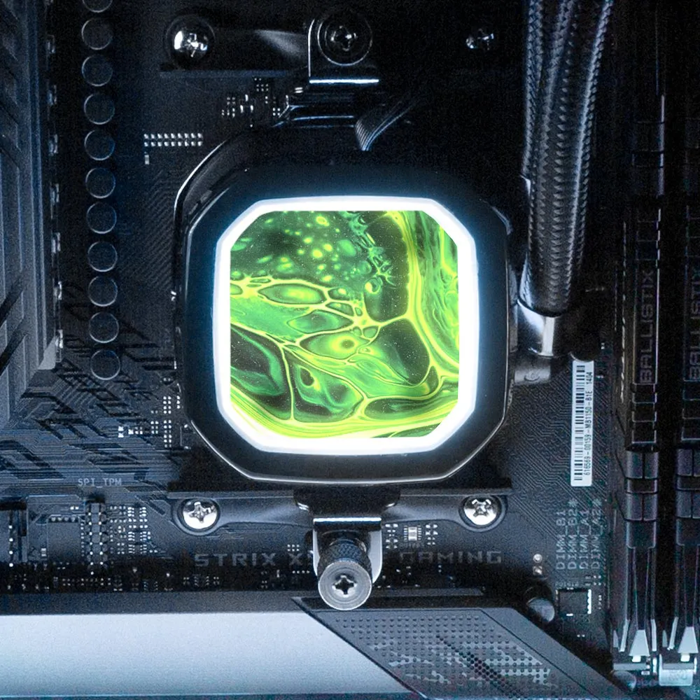 Akasaka Sad AIO Cover for Corsair RGB Hydro Platinum and Pro Series (H100i, H115i, H150i, H100X, XT, X, SE, H60)