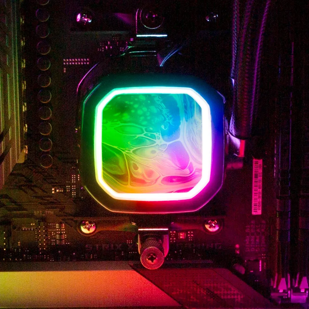 Akasaka Sad AIO Cover for Corsair RGB Hydro Platinum and Pro Series (H100i, H115i, H150i, H100X, XT, X, SE, H60)