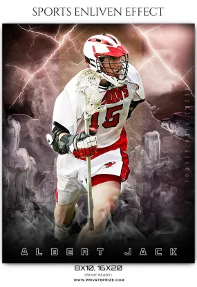 Albert Jack  - Lacrosse Sports Enliven Effects Photography Template