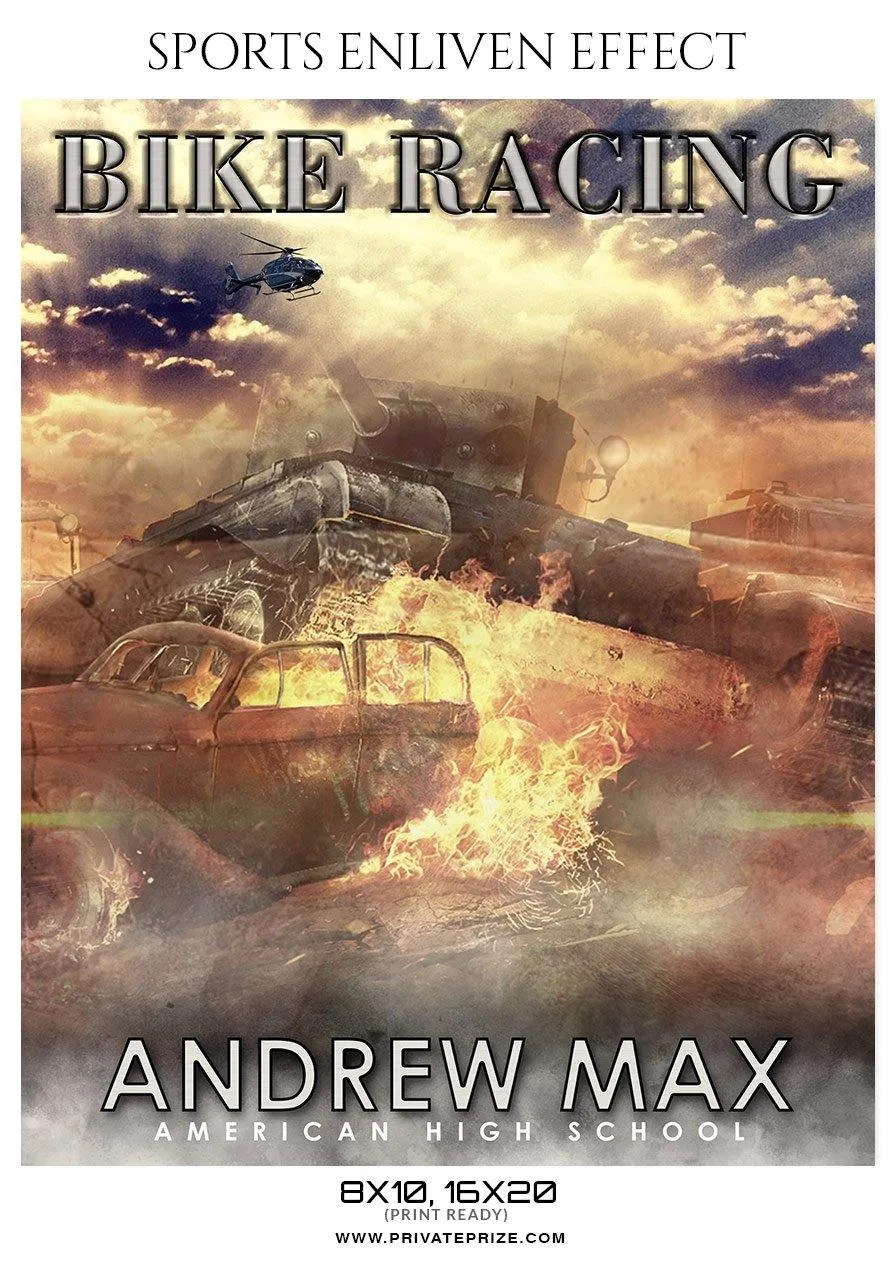 Andrew Max  - Bike Racing Sports Enliven Effects Photography Template