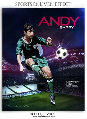 Andy Barry- Soccer- Sports Photography- Enliven Effects