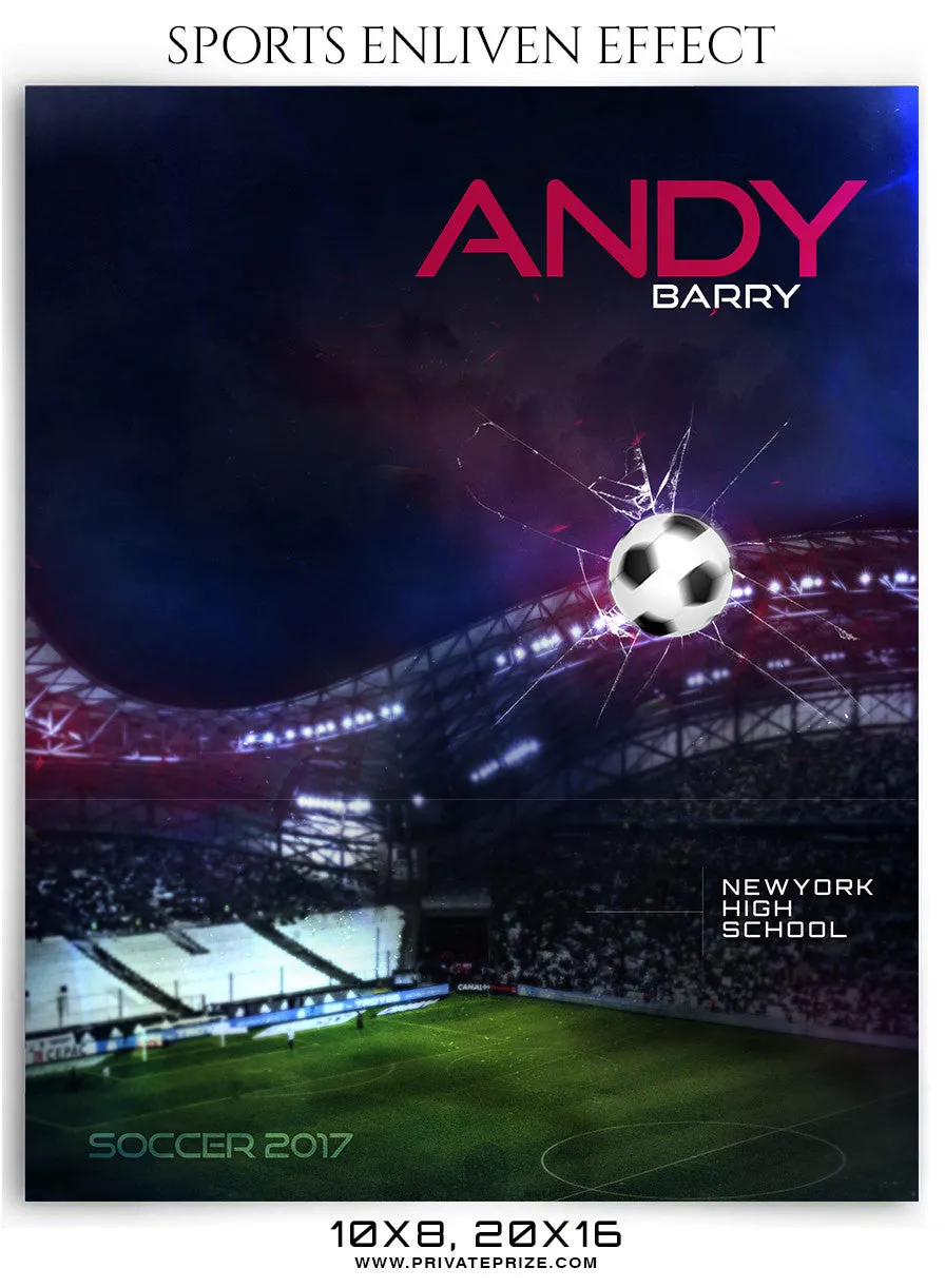 Andy Barry- Soccer- Sports Photography- Enliven Effects