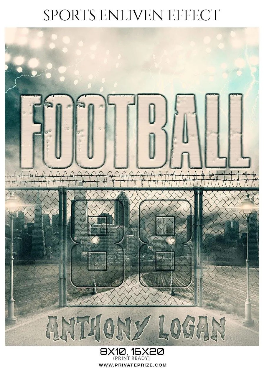 Anthony Logan - Football Sports Enliven Effect Photography Template
