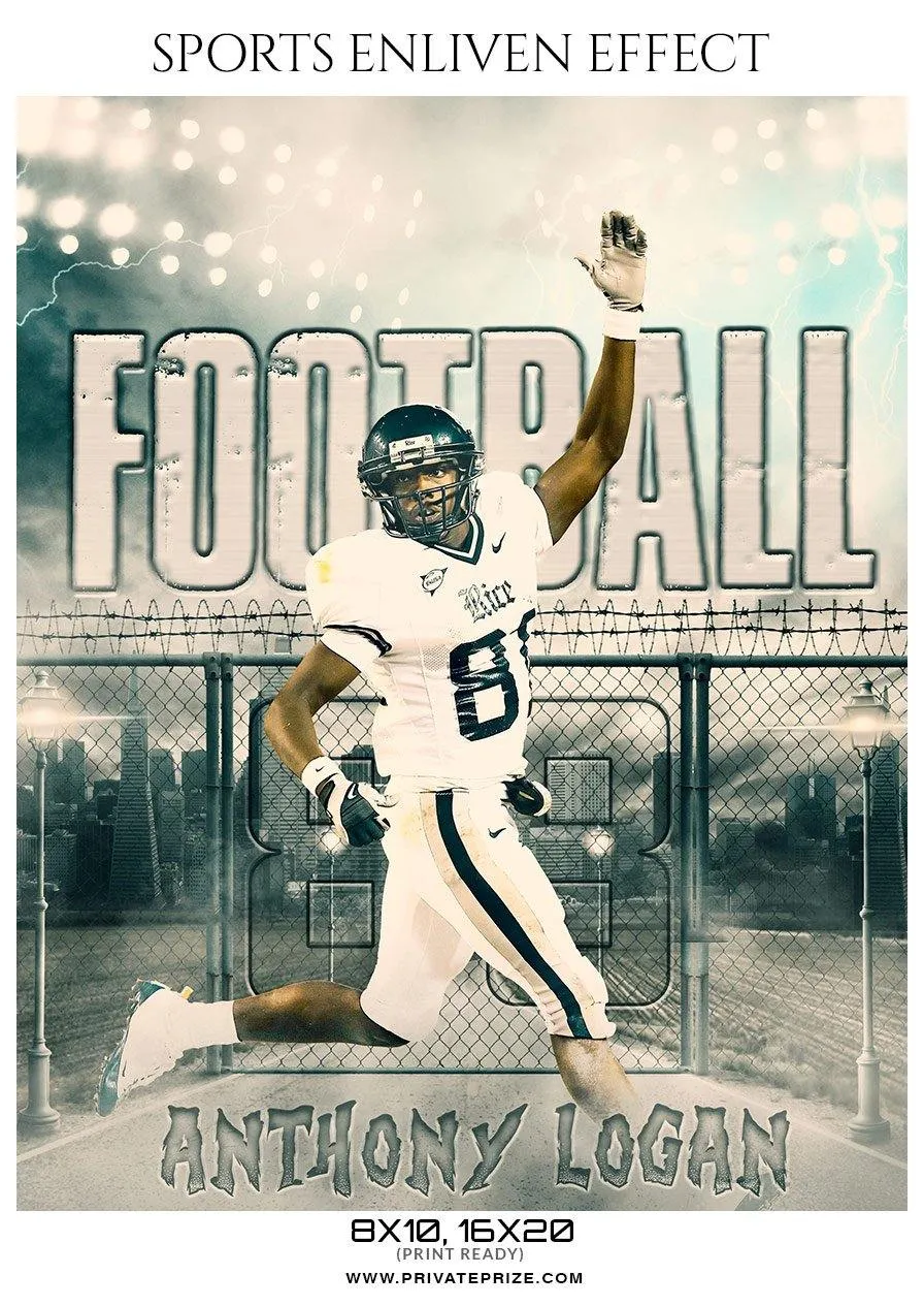 Anthony Logan - Football Sports Enliven Effect Photography Template