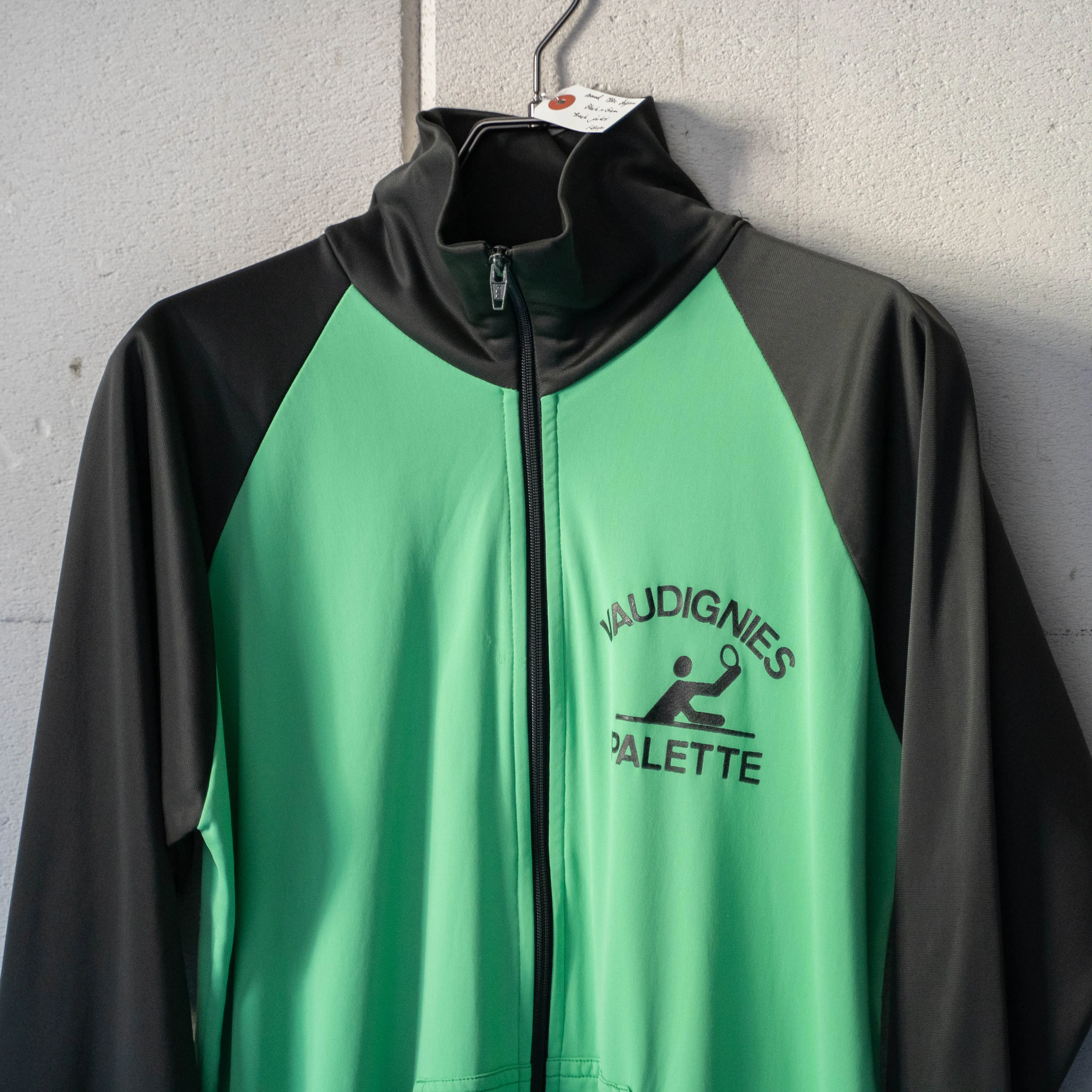 around 1980s Belgium black × green track jacket