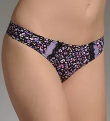 Barely There Women's Go Girlie Ultra Light Microfiber Thong