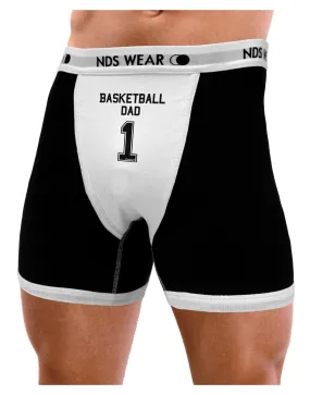 Basketball Dad Jersey Mens NDS Wear Boxer Brief Underwear by TooLoud