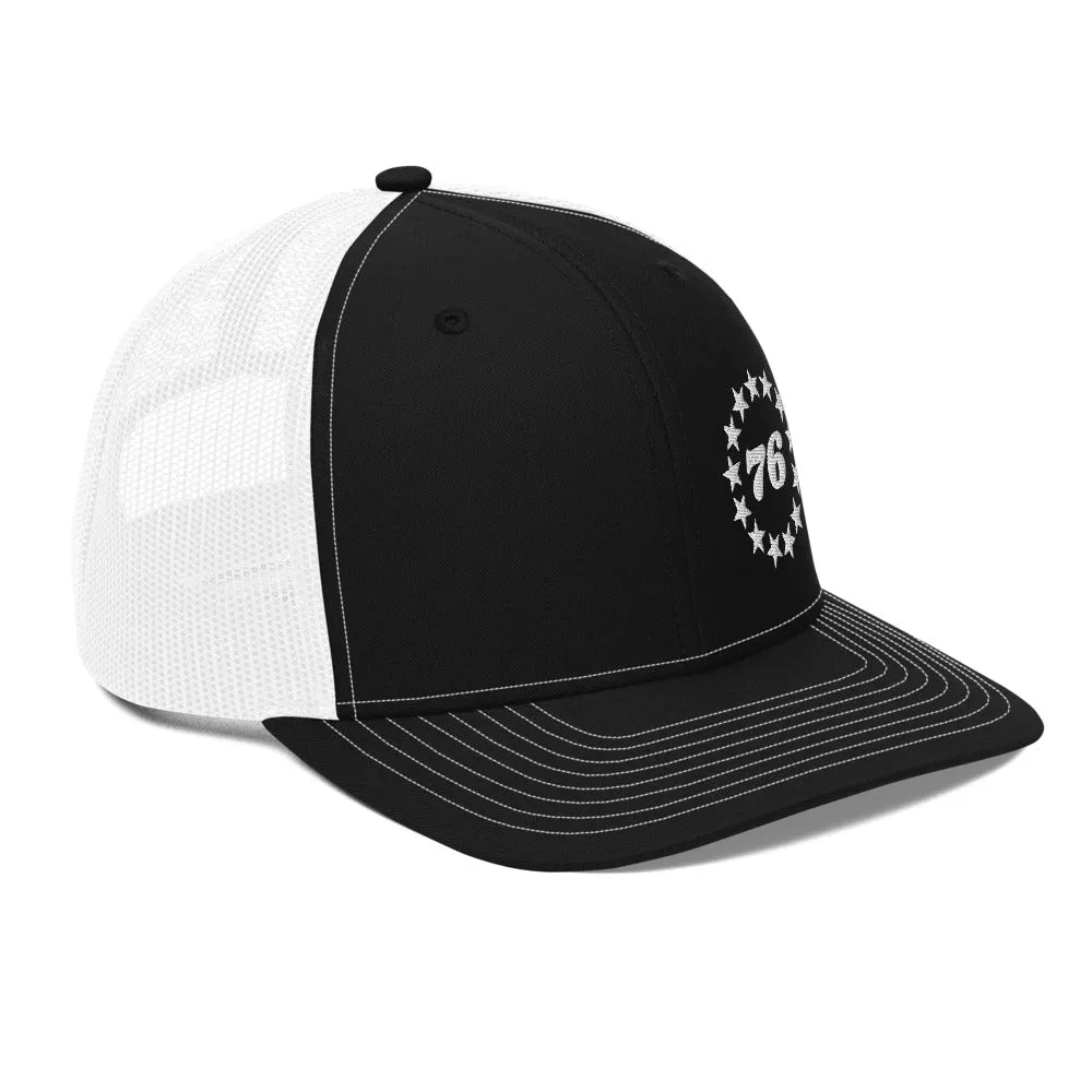Betsy Ross 1776 13 stars Trucker Cap