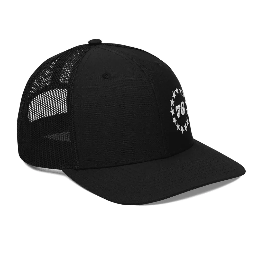 Betsy Ross 1776 13 stars Trucker Cap