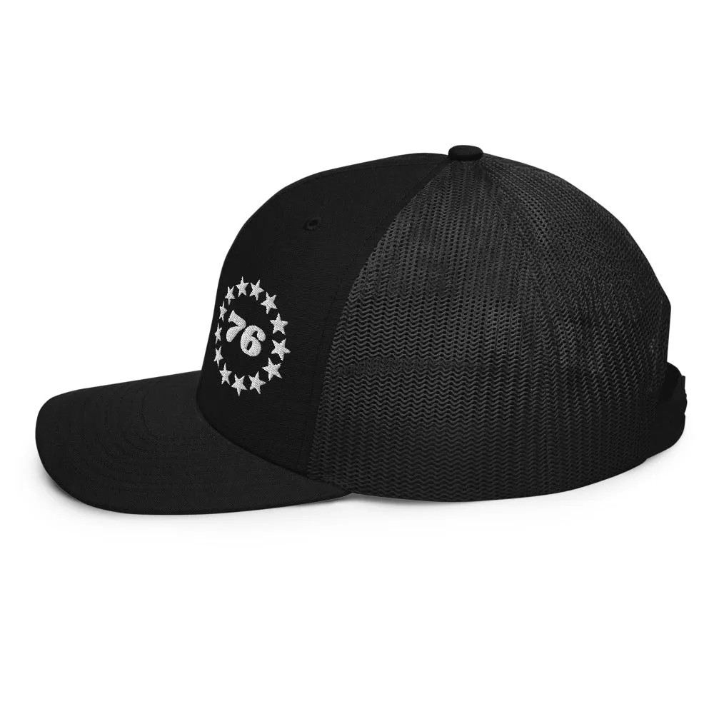Betsy Ross 1776 13 stars Trucker Cap