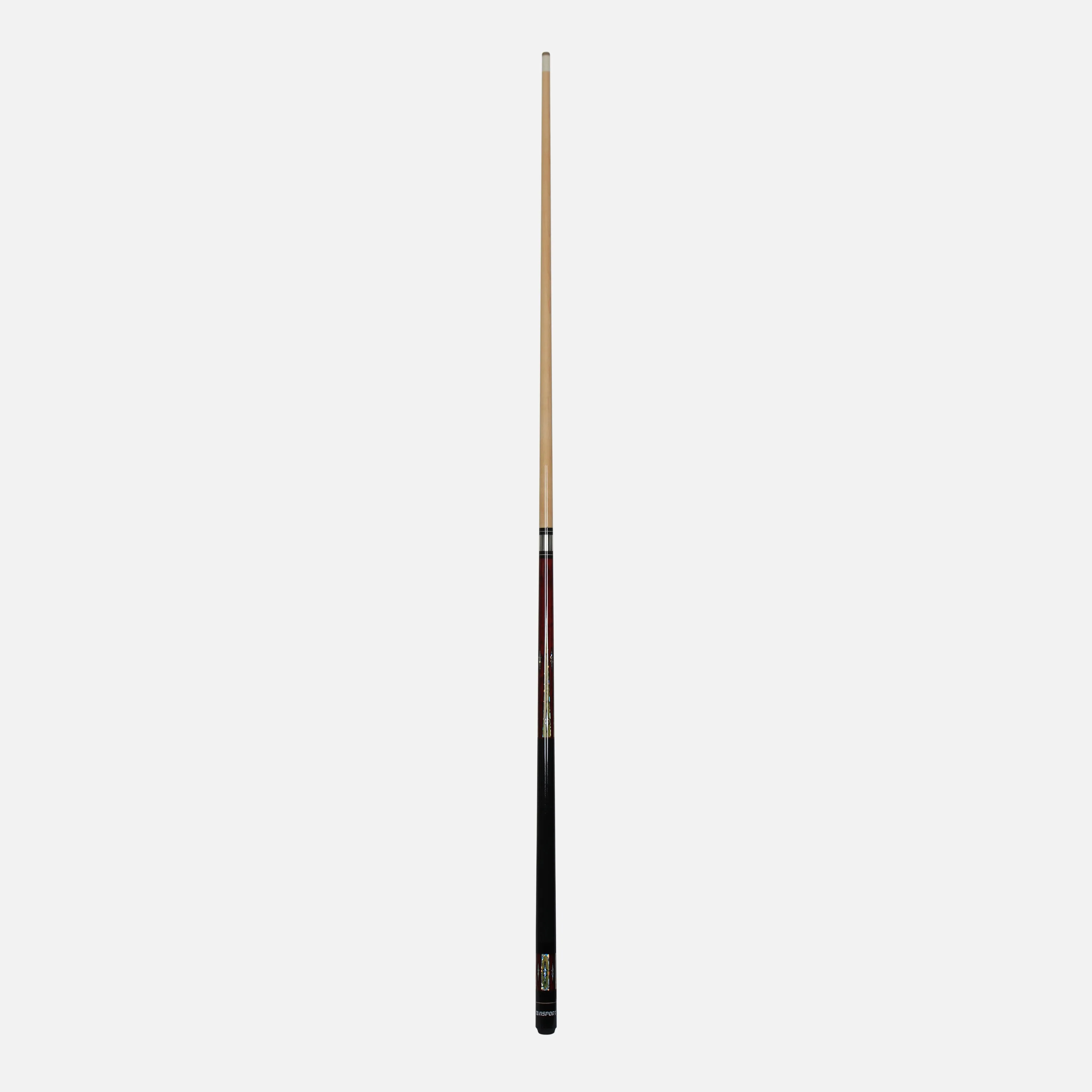 BILLIARD MAPLE CUE W/BAG RED/DECAL BUTT