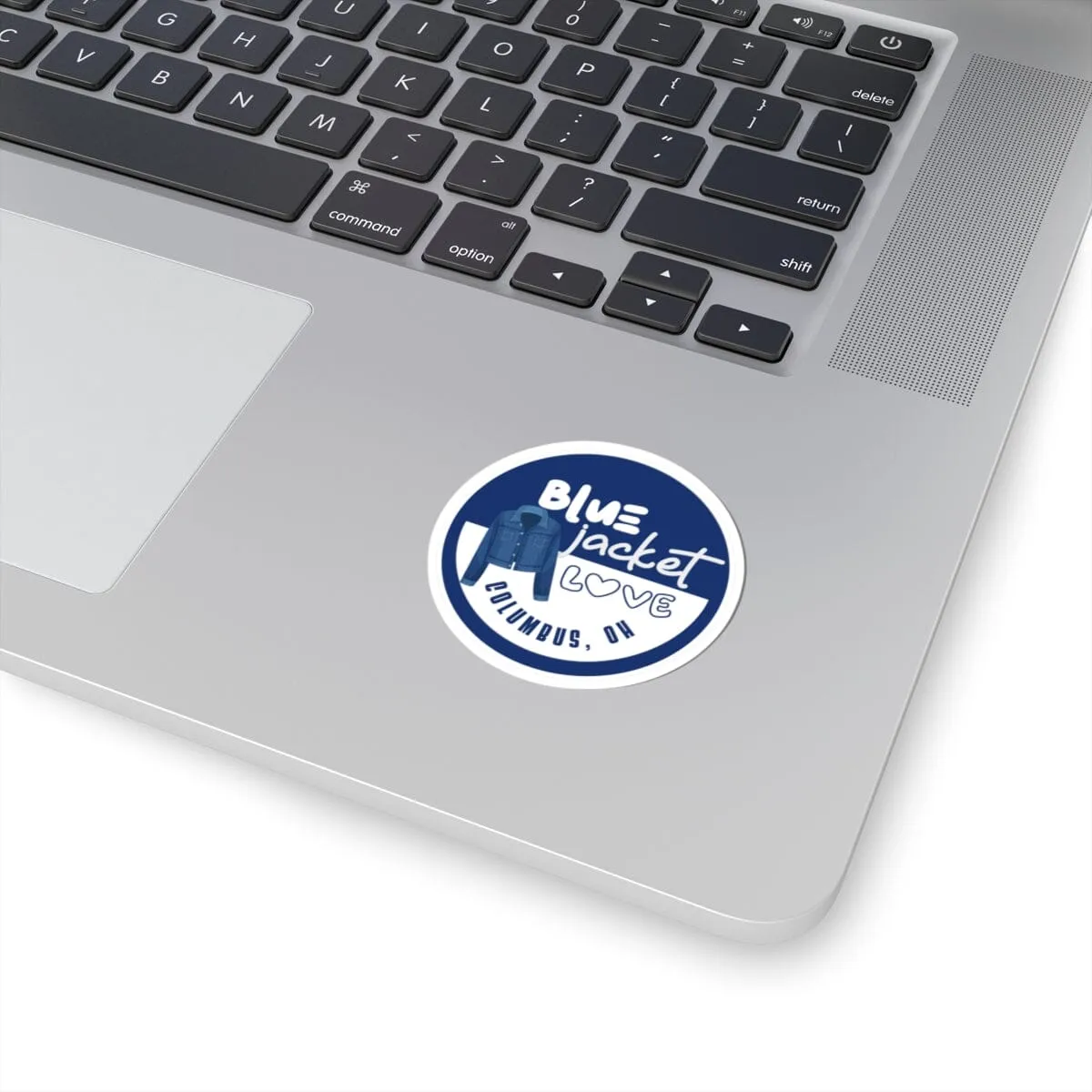 Blue Jacket Love Sticker