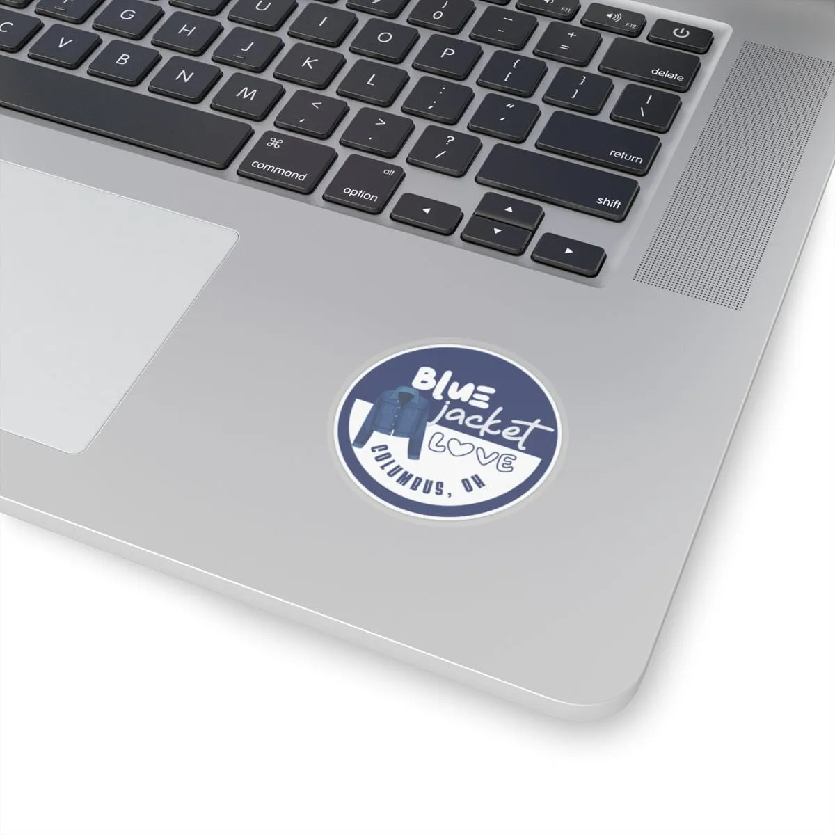 Blue Jacket Love Sticker