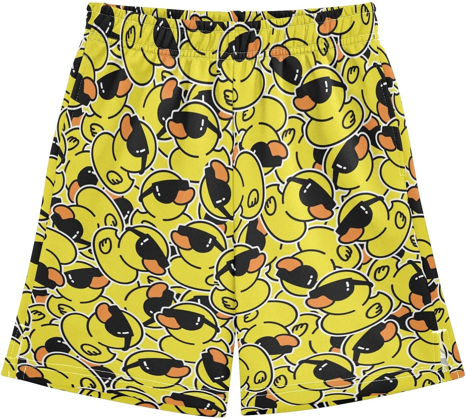 Boys Athletic Shorts Size 7-15 Boys' Casual Shorts with Pockets Elastic Waist Summer Kids Bottom for Sports Homewear
