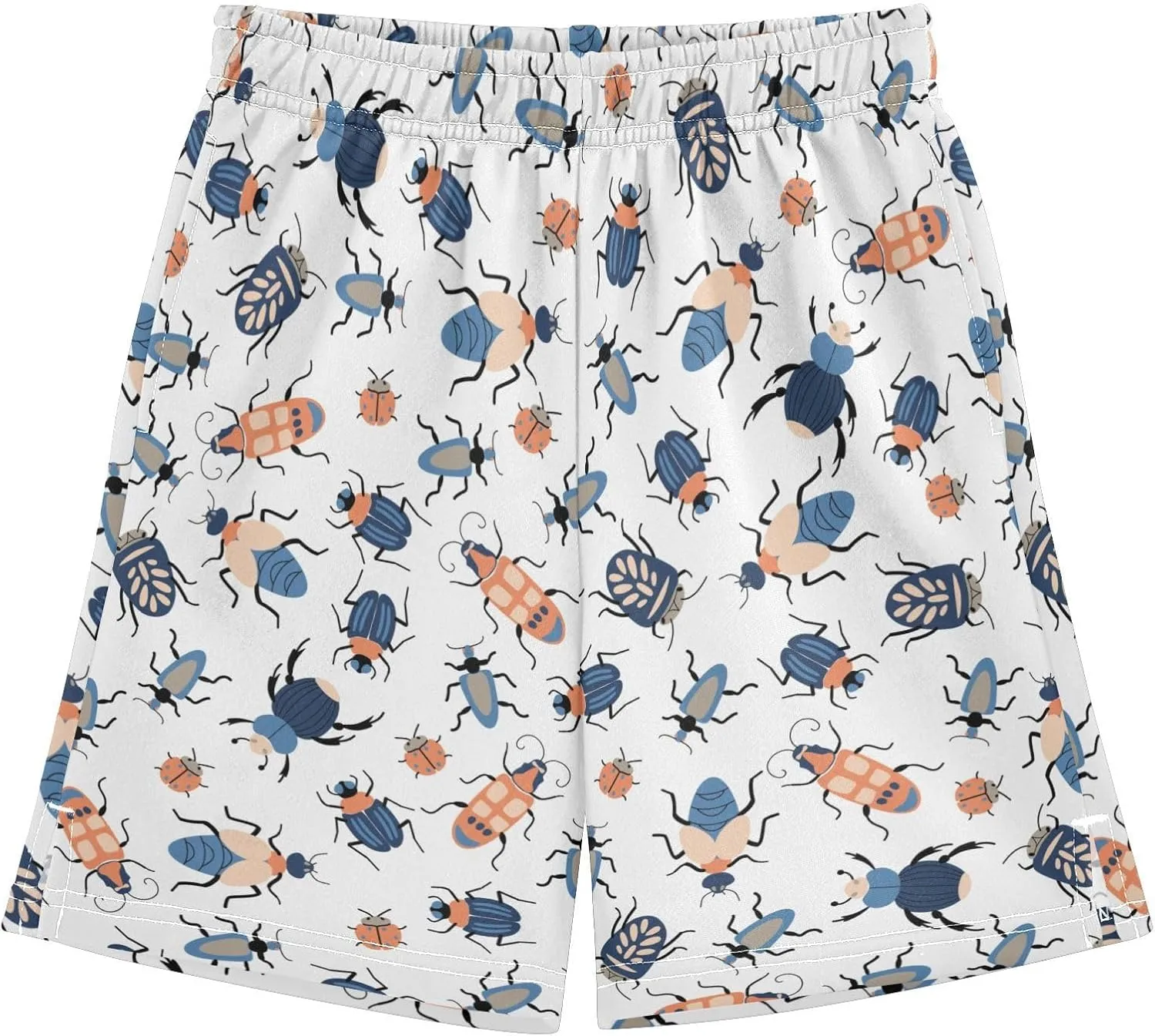 Boys Athletic Shorts Size 7-15 Boys' Casual Shorts with Pockets Elastic Waist Summer Kids Bottom for Sports Homewear