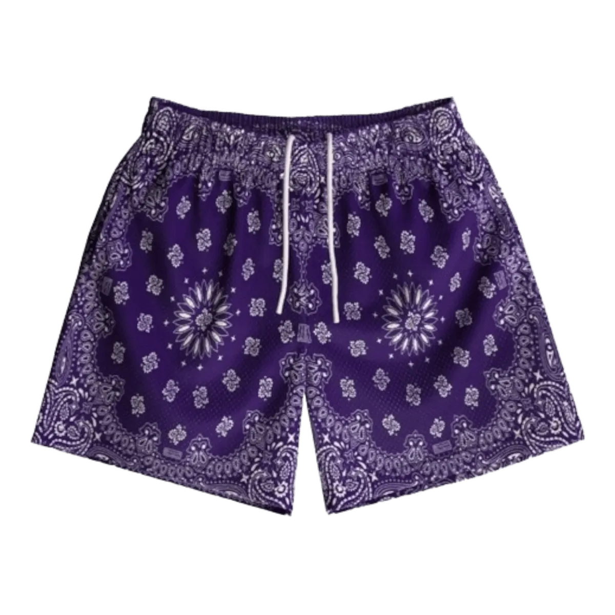 Bravest Studios Purple Paisley Player Shorts