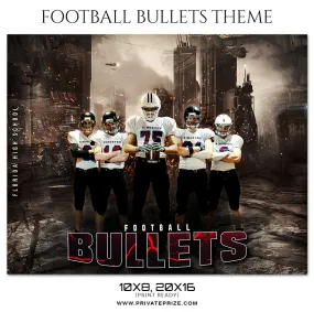 Bullets - Football Themed Sports Photography Template