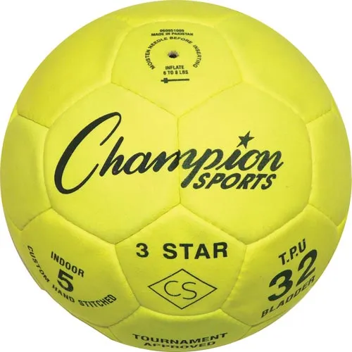 Champion Sports 3 Star Indoor Soccer Ball