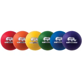 Champion Sports Rhino Skin Softi Balls - 6.3" (Set of 6)