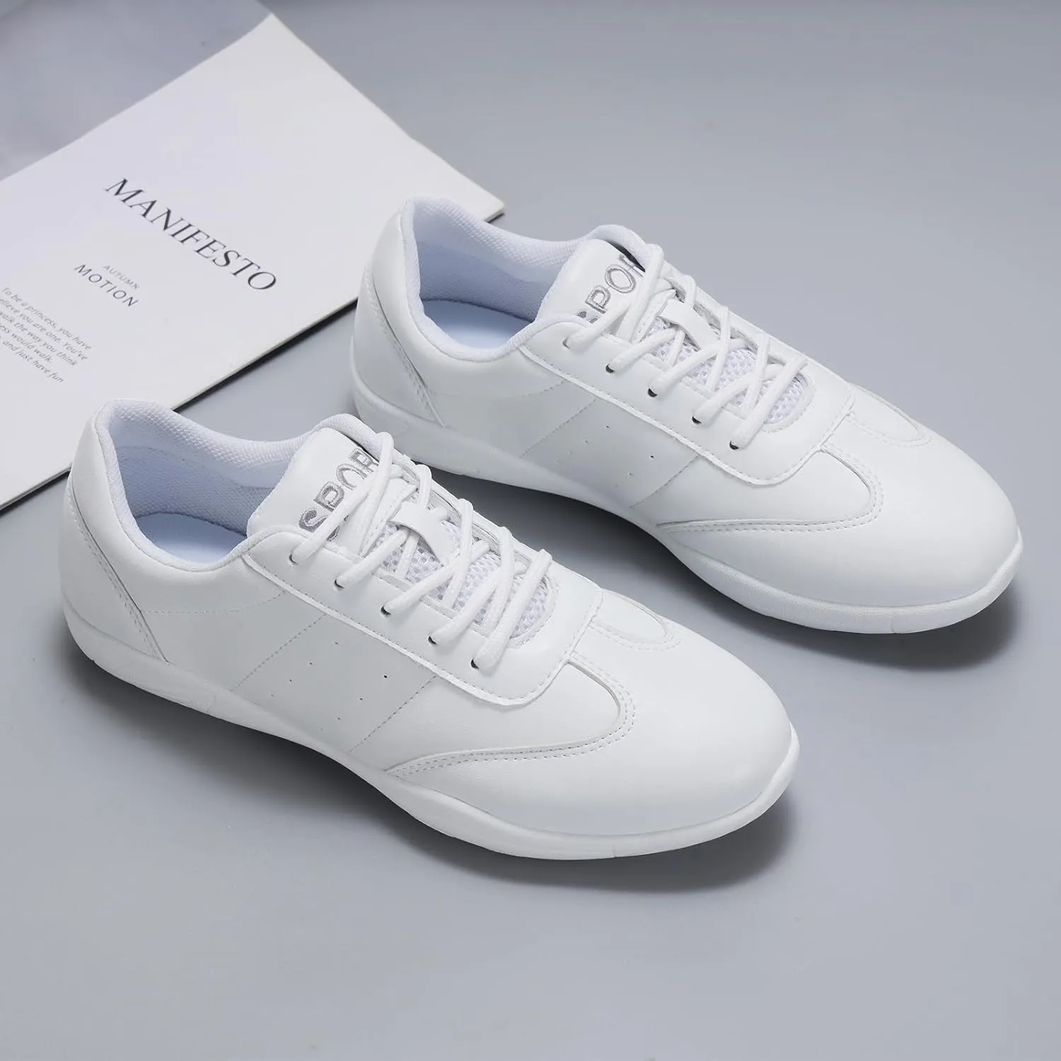 Cheer Shoes Girls Lightweight Comfortable Dance Cheerleader Sneakers