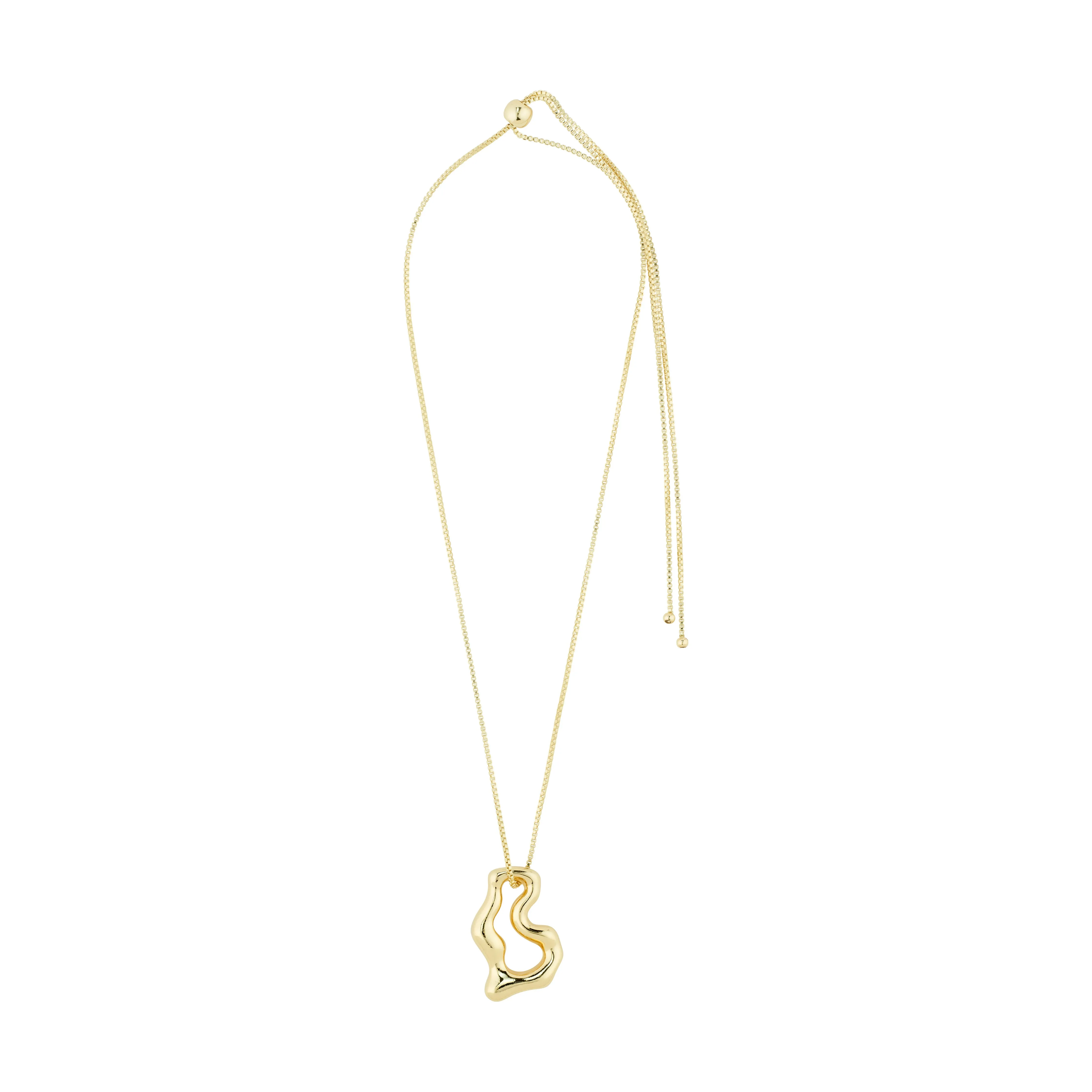 CLOUD recycled necklace gold-plated