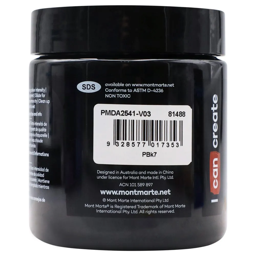 Dimension Acrylic Premium 250ml (8.5 US fl.oz) - Lamp Black