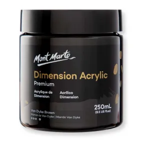 Dimension Acrylic Premium 250ml (8.5 US fl.oz) - Van Dyke Brown