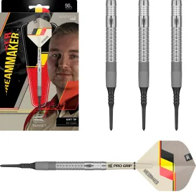 Dimitri van den Bergh G1 90% Tungsten Soft Tip Darts by Target