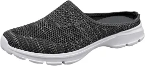 Eliogn Women's Men's Slip-On Clogs Comfortable Non-Slip Muller Shoes Breathable Mesh Fashion Walking Shoes Casual Sneakers for Men and Women