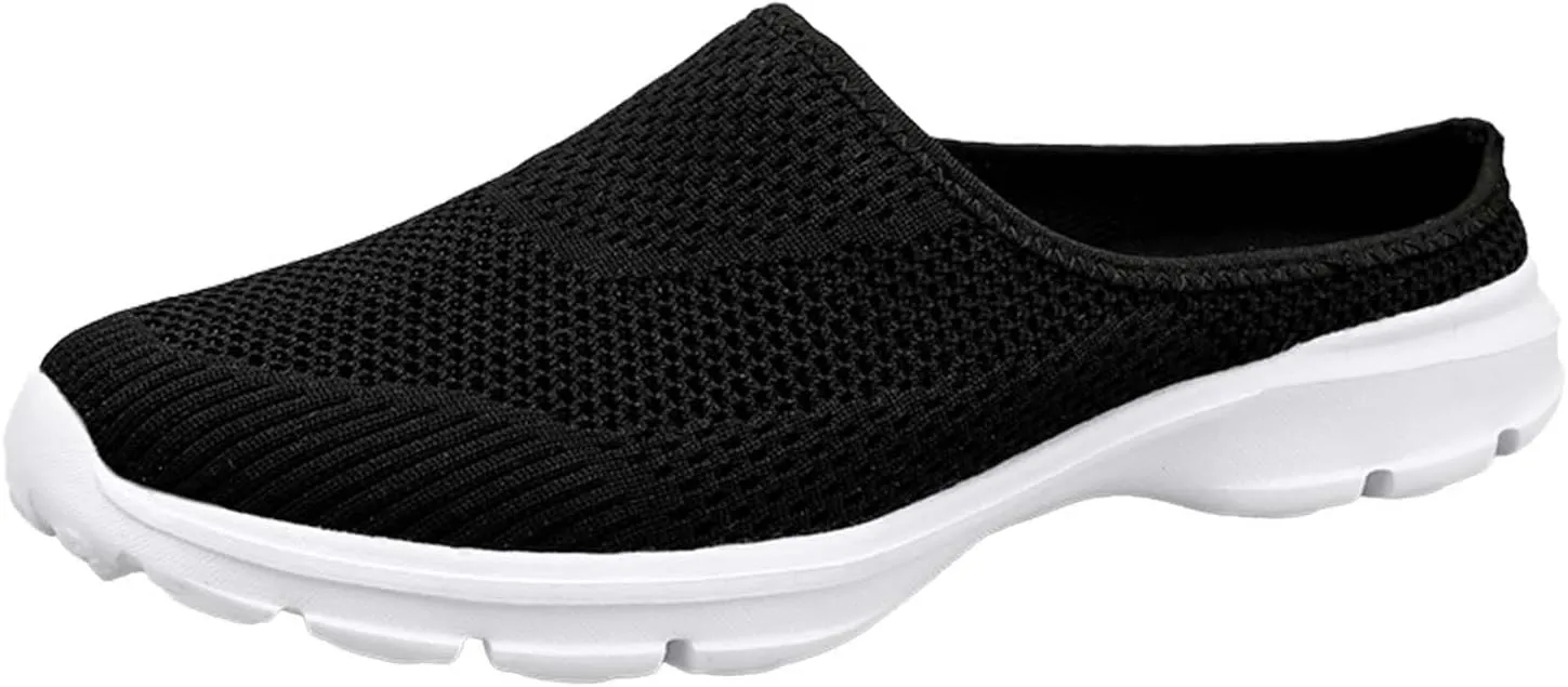 Eliogn Women's Men's Slip-On Clogs Comfortable Non-Slip Muller Shoes Breathable Mesh Fashion Walking Shoes Casual Sneakers for Men and Women