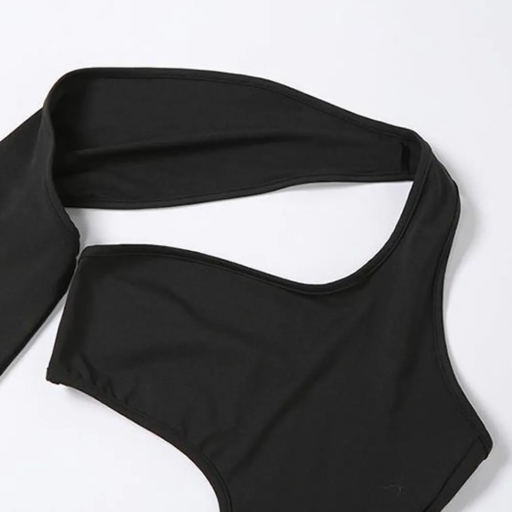 Fitness Hollow Solid Sport Romper