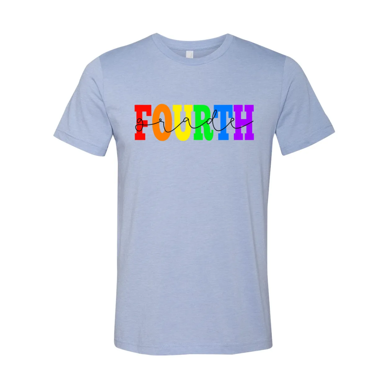Fourth Grade Rainbow Tee