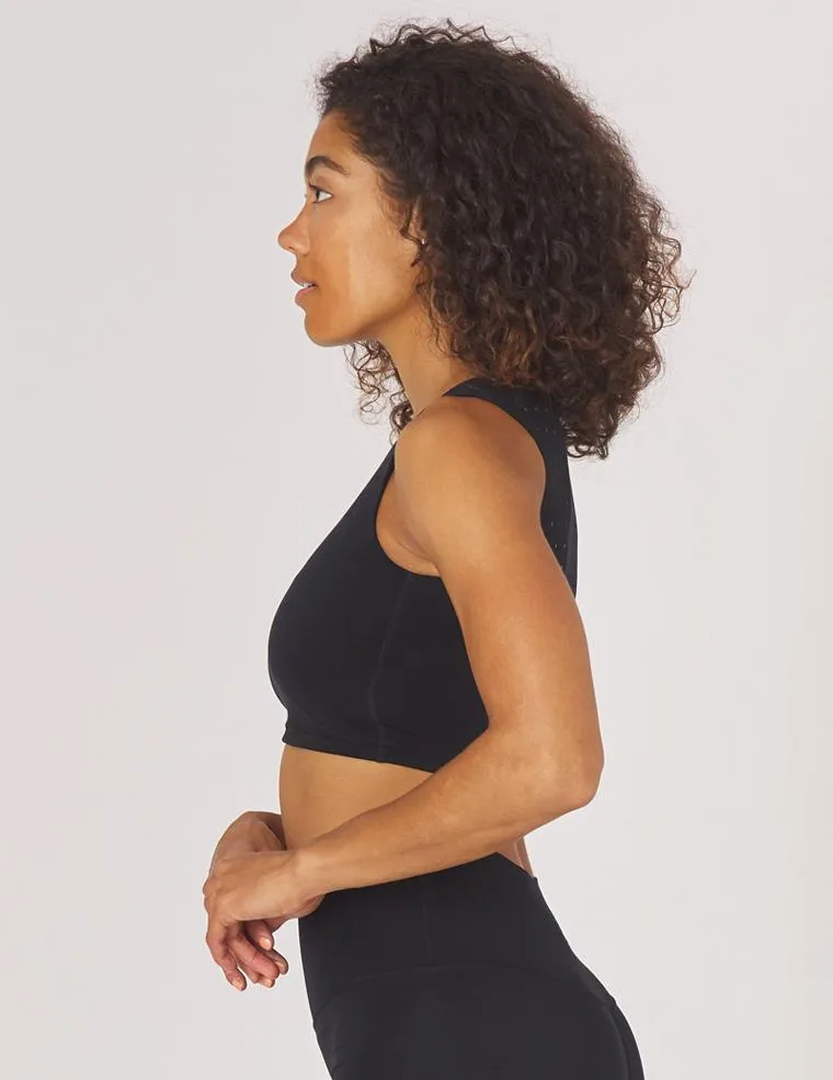 Glyder Women's Mood Sports Bra Tank Top - Black