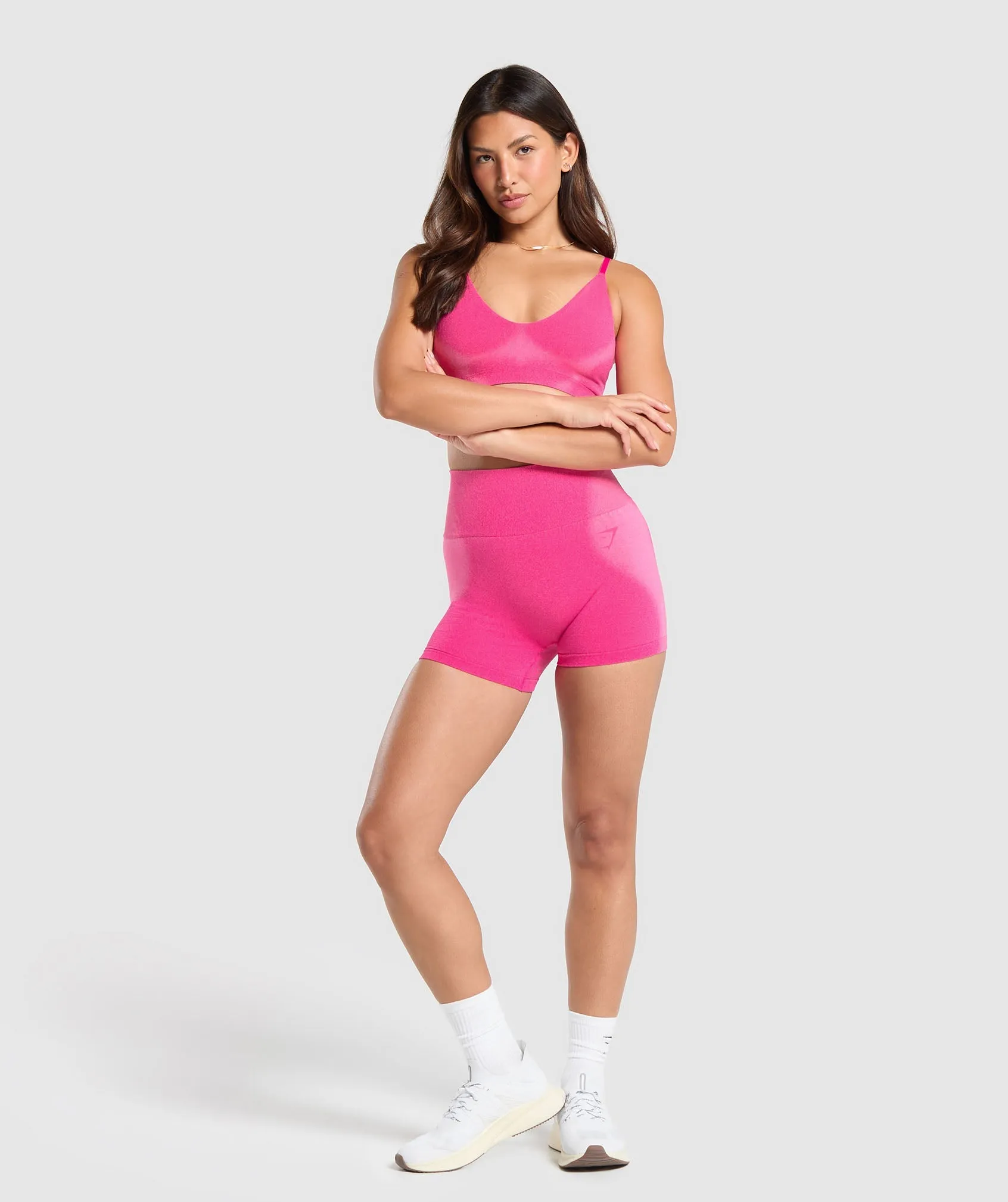 Gymshark Blur Seamless Bralette - Valley Pink/Fetch Pink